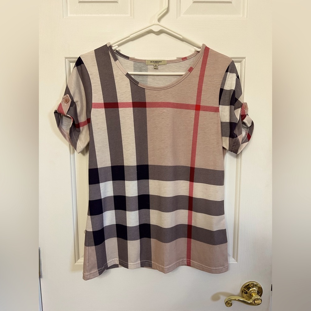 Women’s Burberry Brit Nova Check T-shirt